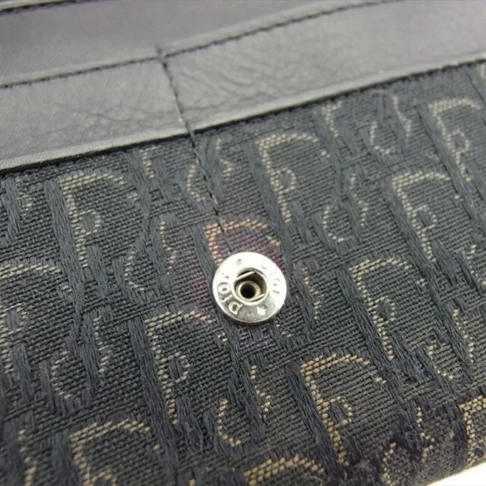 Dior Purse Black x brown Women Authentic secondhand